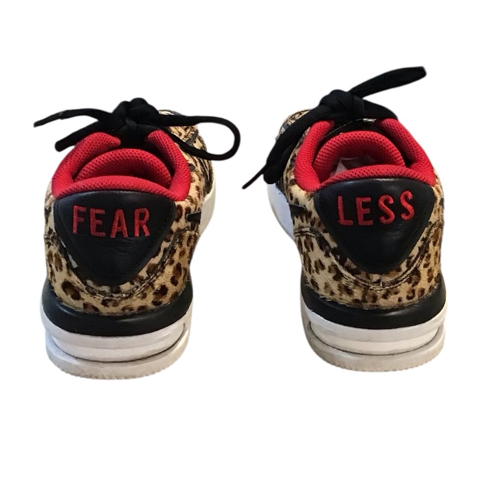 Nike Court "FEAR LESS” Air Vapor Wing Premium Leopard Print Sneakers - Size 8.5 - Picture 10 of 11